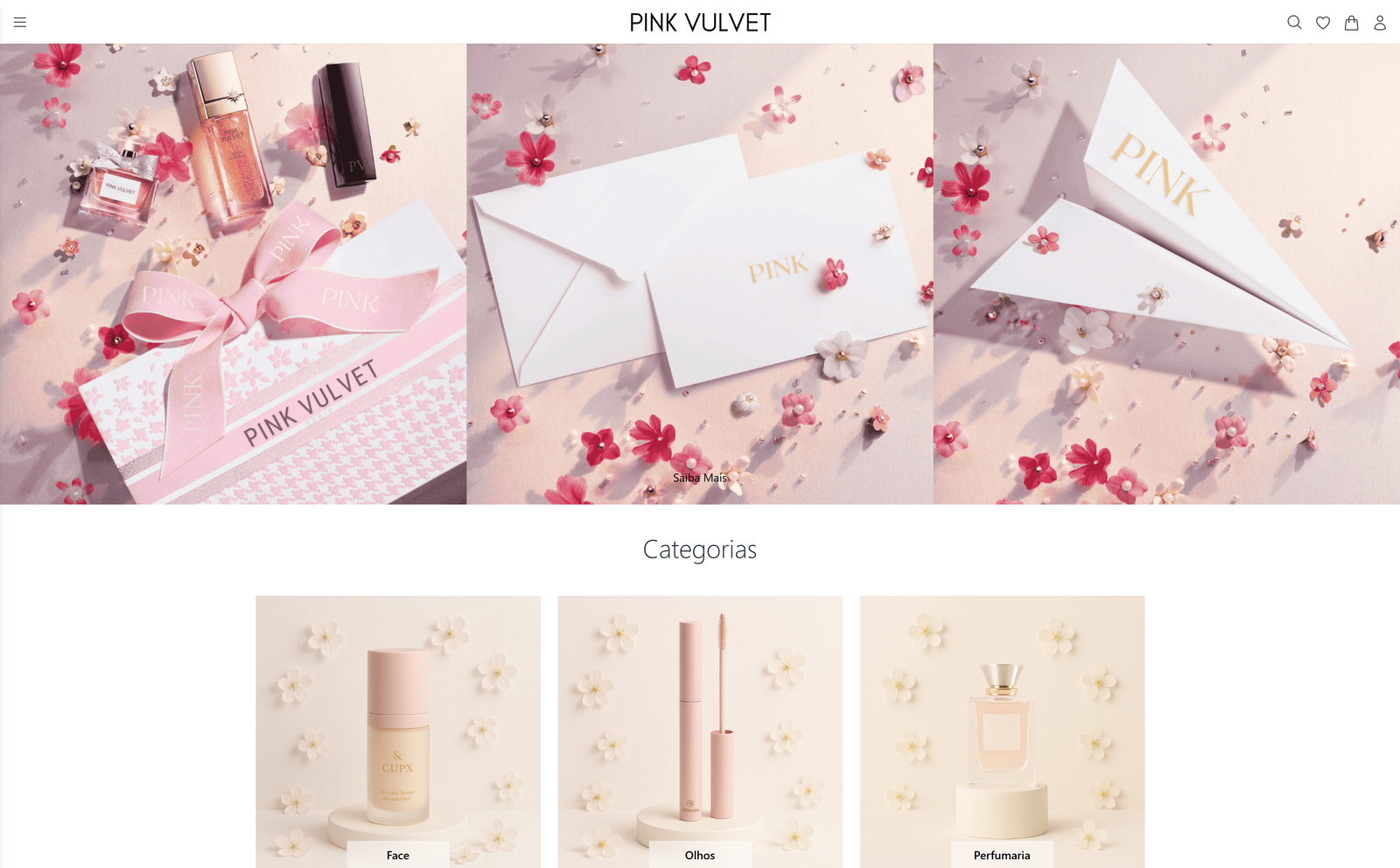Imagem do Projeto Pink Vulvet E-commerce